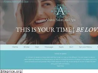 ahavasalonandspa.com