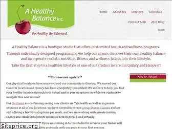 ahealthybalanceinc.com