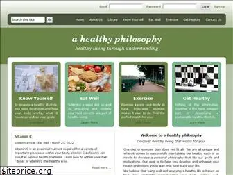 ahealthyphilosophy.com