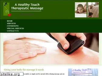 ahealthytouchtherapeuticmassage.com