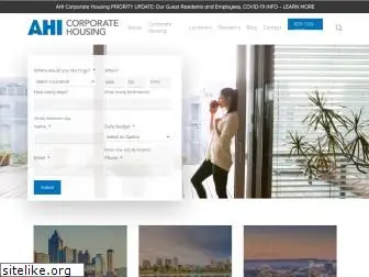 ahicorporatehousing.com