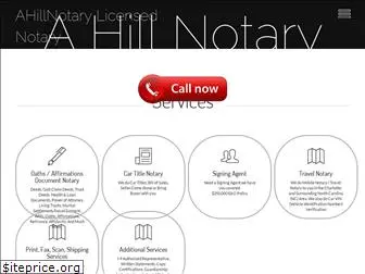 ahillnotary.com