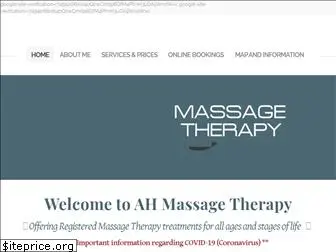 ahmassagetherapy.com