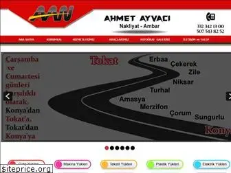 ahmetayvacinakliyat.com