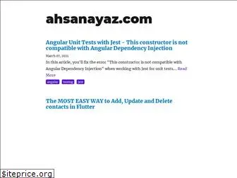ahsanayaz.com