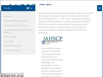 ahscp.org