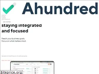 ahundred.io