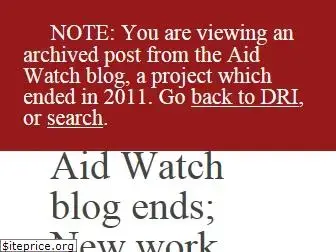 aidwatchers.com