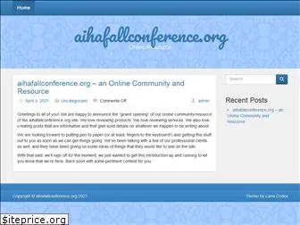 aihafallconference.org
