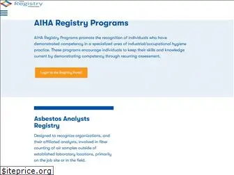 aiharegistries.org