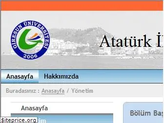 aiitb.giresun.edu.tr - anasayfa  atatürk ilkeleri ve inkılap tarihi bölümü