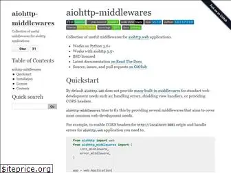 aiohttp-middlewares.readthedocs.io