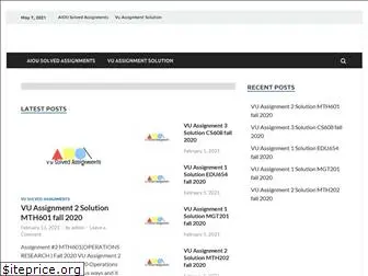 aiousolvedassignment.com