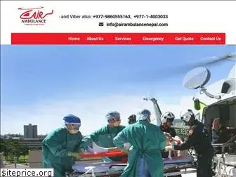 airambulancenepal.com