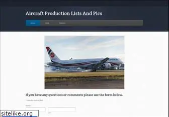 aircraft-production-lists.weebly.com