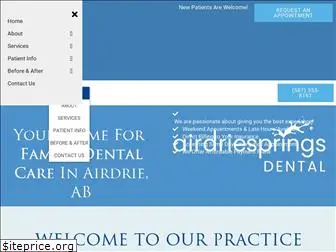 airdriespringsdental.ca