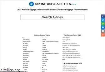 airline-baggage-fees.com