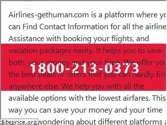 airlines-gethuman.org