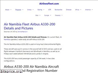 airlinesfleet.com