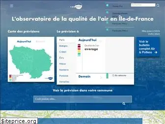 airparif.fr