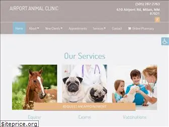 airportanimalclinicnm.com