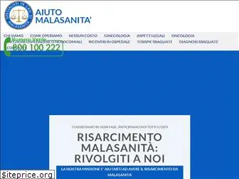 www.aiutomalasanita.it