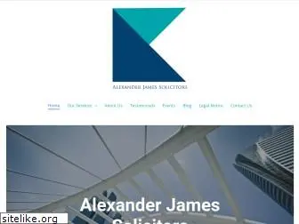 ajamessolicitors.com