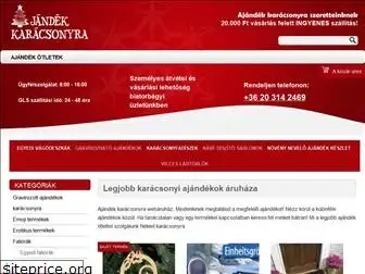 ajandekkaracsonyra.com