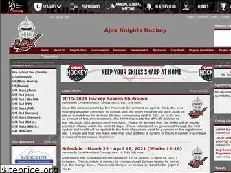 ajaxminorhockey.com