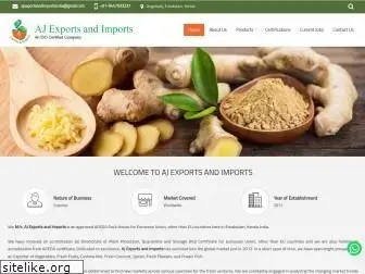 ajexportsandimports.com