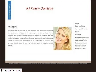 ajfamilydental.com