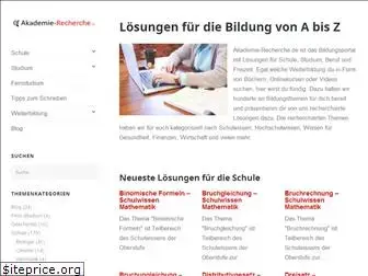 akademie-recherche.de