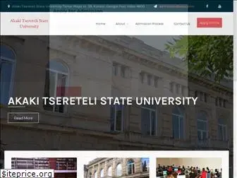 akakitseretelistateuniversity.com