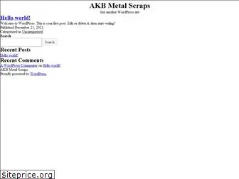 akbmetalscraps.com