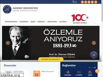 akdeniz.edu.tr