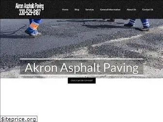 akronasphaltpaving.com