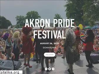akronpridefestival.org