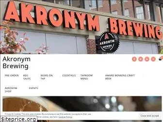 akronymbrewing.com