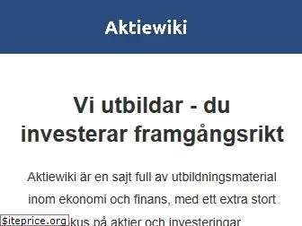 aktiewiki.se