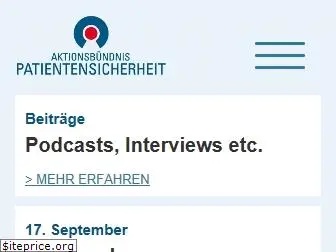 aktionsbuendnis-patientensicherheit.de