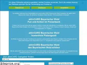 www.aktivcard-bayerischer-wald.de
