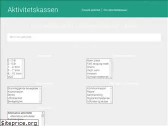 aktivitetskassen.no