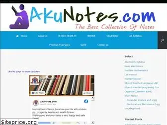 akunotes.com