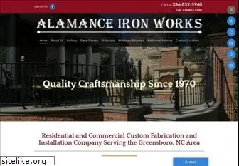 alamanceironworks.com