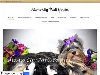 alamocitypartiyorkies.com