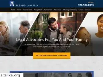 albanolaw.com