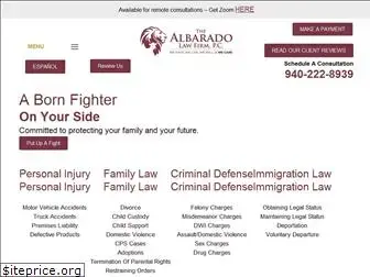 albaradolaw.com