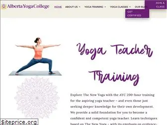 albertayogacollege.com