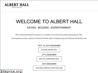 alberthallmanchester.com