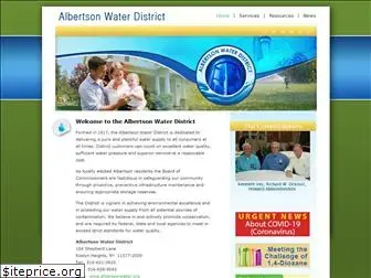 albertsonwater.org